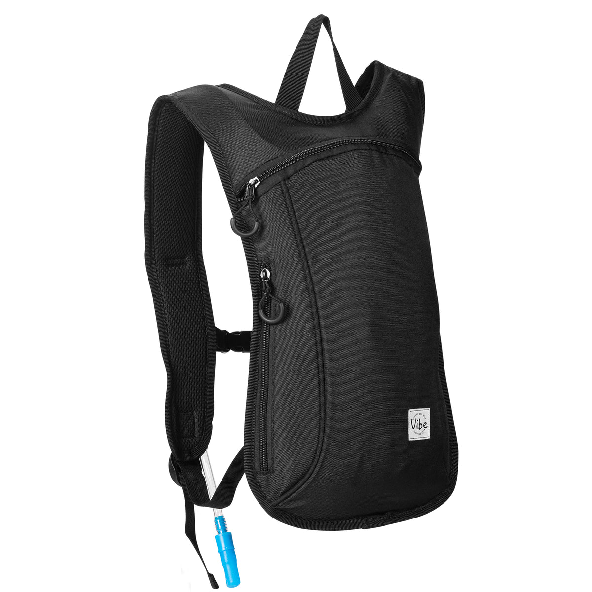 Vibe Black & Whit Tribal Hydration Festival Hiking Backpack NWT Hydration Backpack - Black – Vibe Festival Gear main image 4