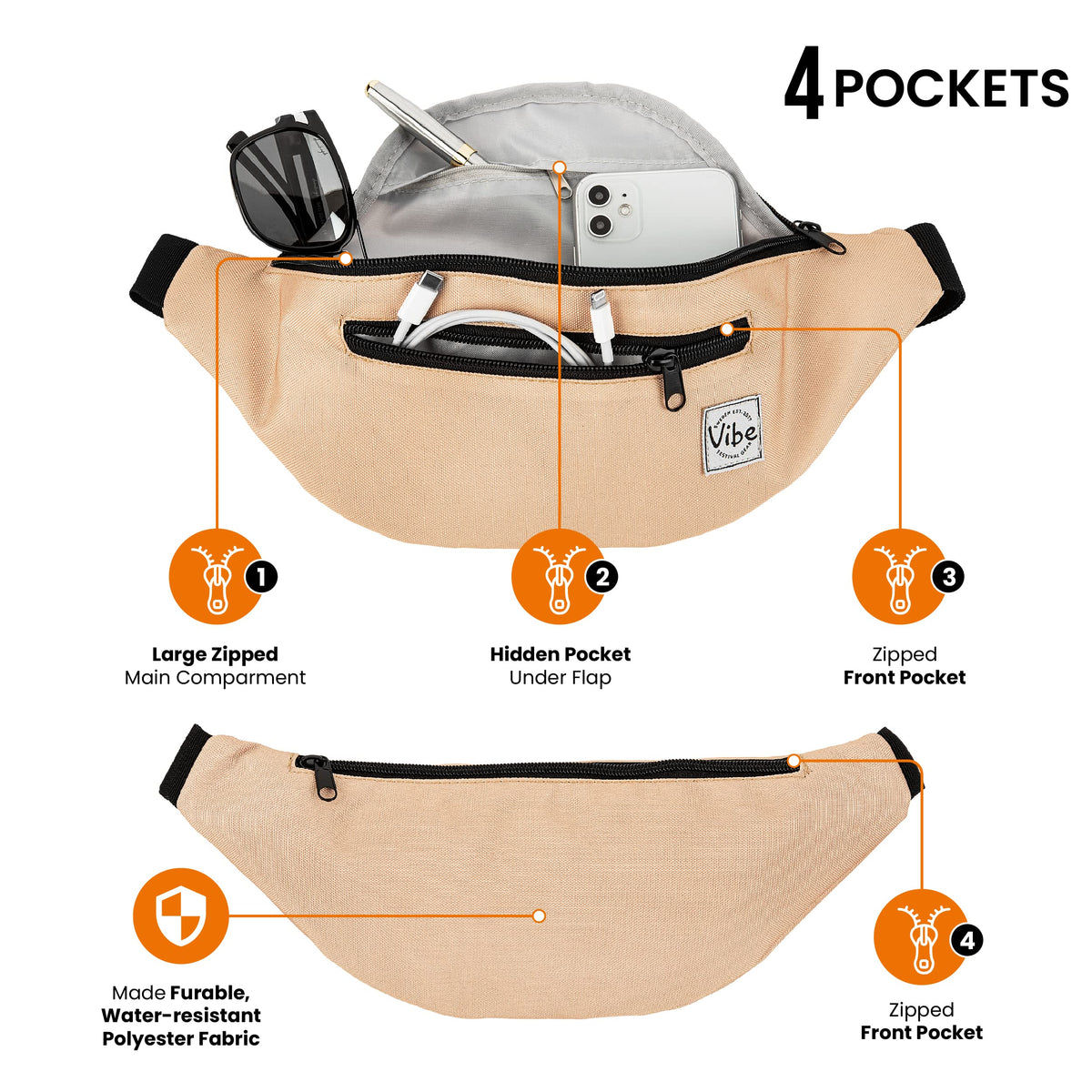 Vibe Extender for Fanny Packs – Vibe Festival Gear