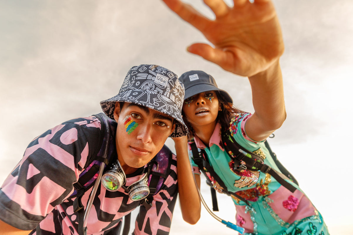 Bucket Hat Black – Vibe Festival Gear