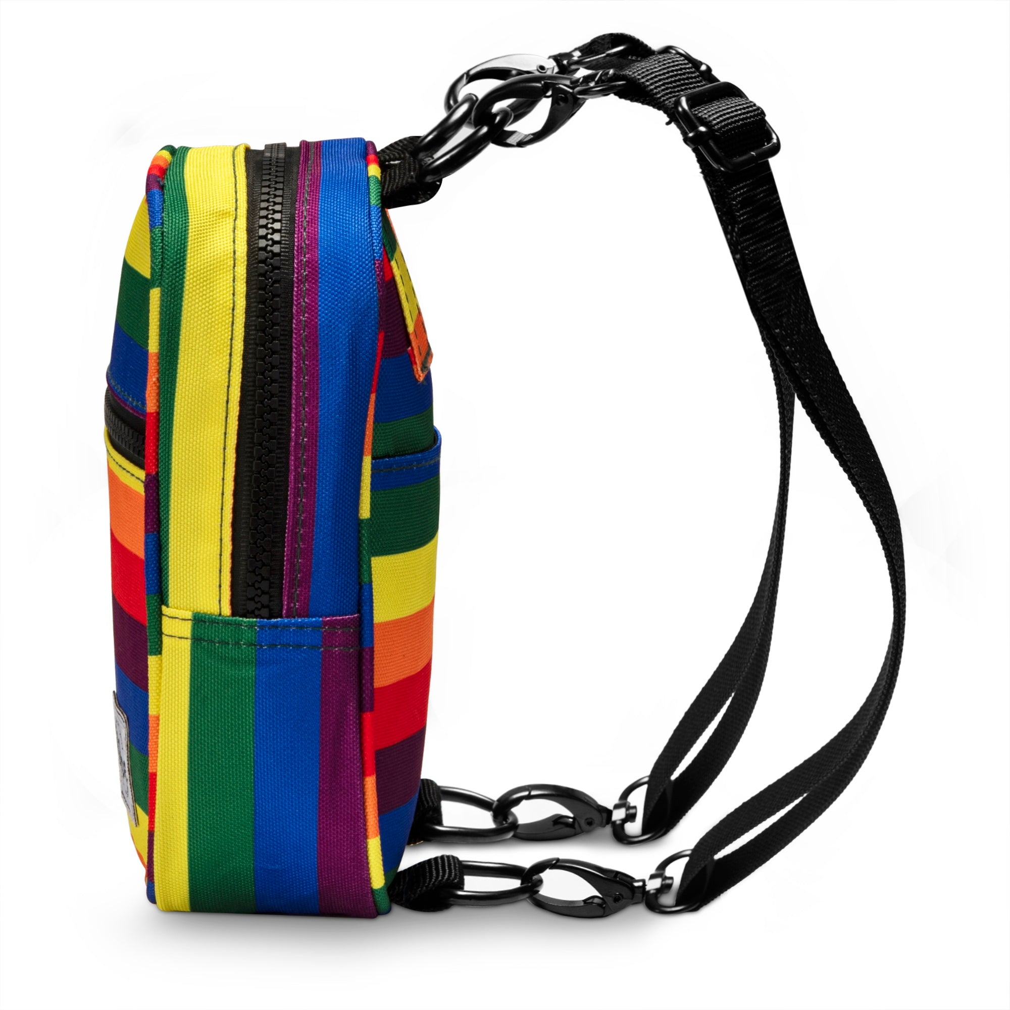 DI GRAZIA Multipurpose Rainbow Broad Sling Strap Cross Body Belt