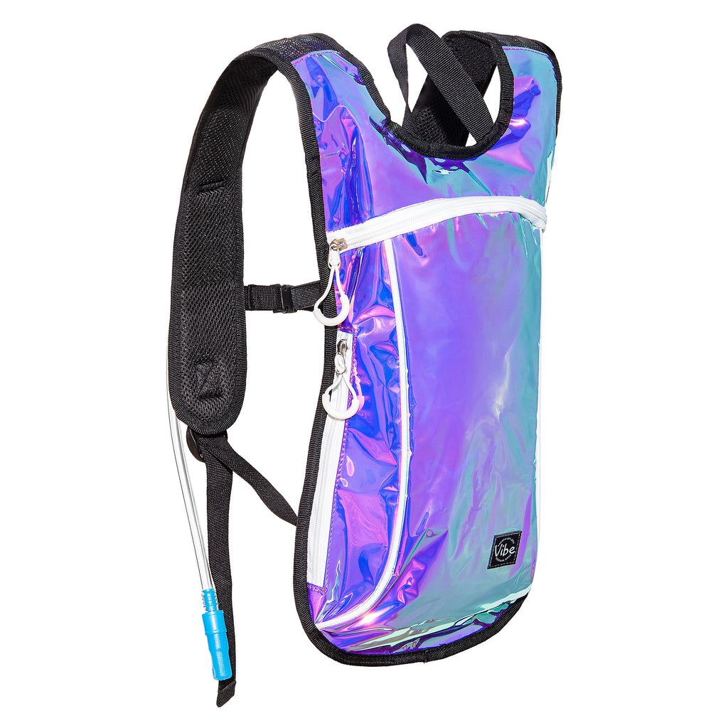 Hydration Backpack - Purple Iridescent Holographic