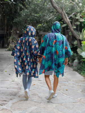 Rain Poncho - Pineapple