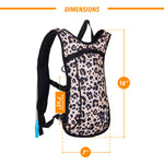 Hydration Backpack - Leopard